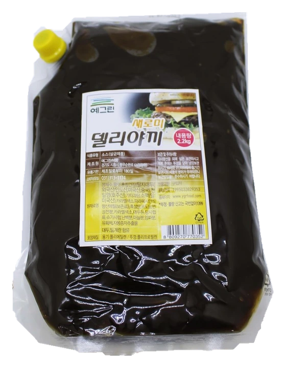 델리야끼소스 2.2kg, 10kg 실제 제품