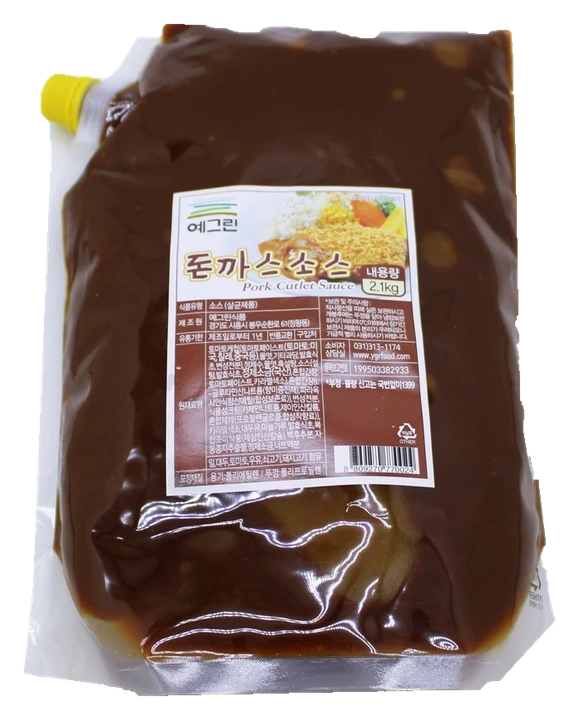 돈까스소스 2.2kg 실제 제품