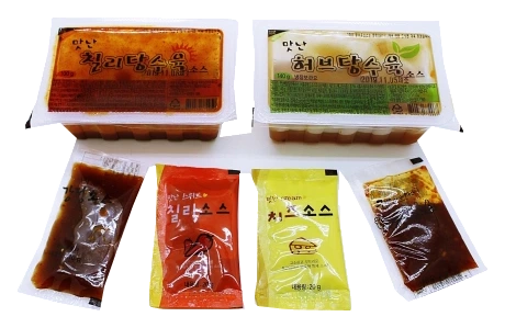소스소포장 소포장 제품 실제 제품
