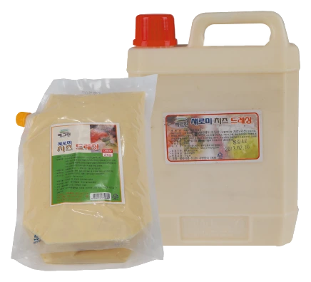 새로미치즈드레싱 2kg, 4L 실제 제품