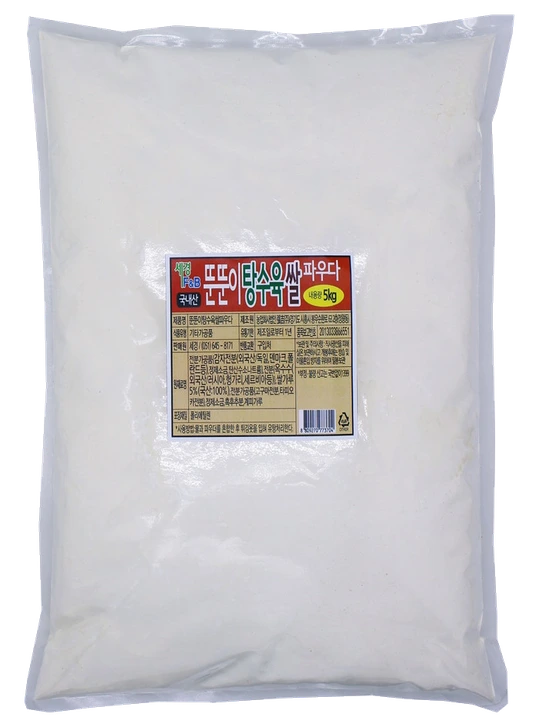 탕수육쌀파우더 5kg 실제 제품