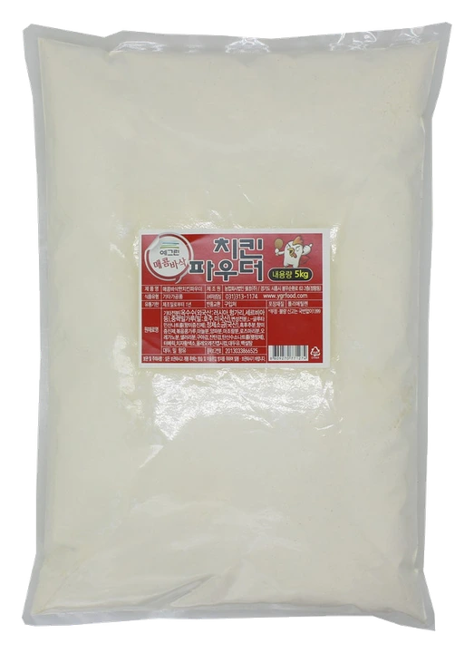 매콤바삭치킨파우더 5kg 실제 제품