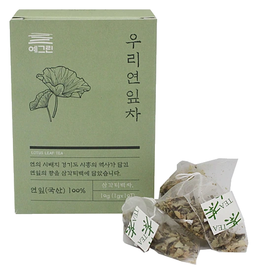 우리연잎삼각티백차 1g × 10T 실제 제품
