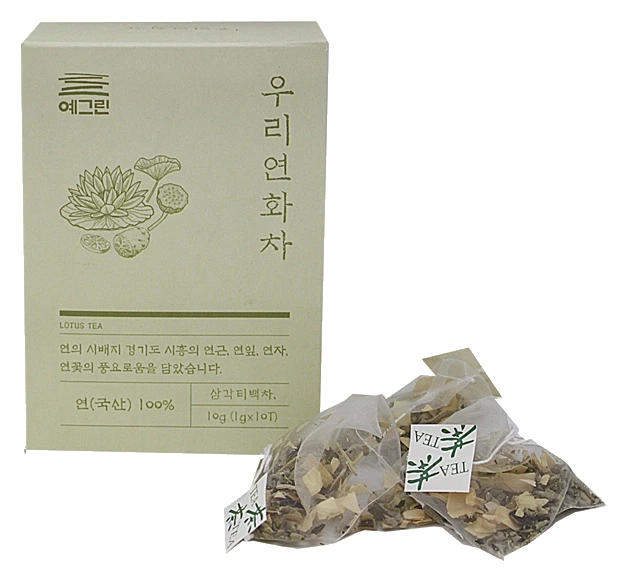 우리연화차 1g × 10T 실제 제품